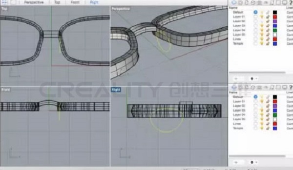 3D打印機專屬定制眼鏡框